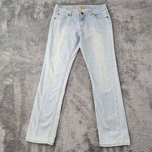 Arizona Jean Co. Jeans Womens 12 1/2 Plus Light Wash Denim Cotton Blend